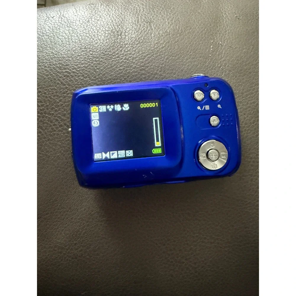 Vivitar VMcam F126 Blue Digital Camera Lens 3x Optical Zoom 12MP‎ HD Video